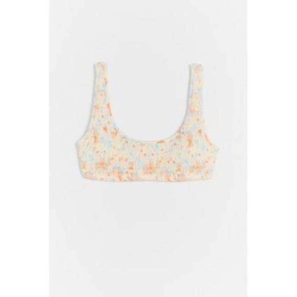 Anthropologie L Space Izzie Smocked Bikini Top - Picture 1 of 8